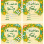 Christmas in July Invitation
